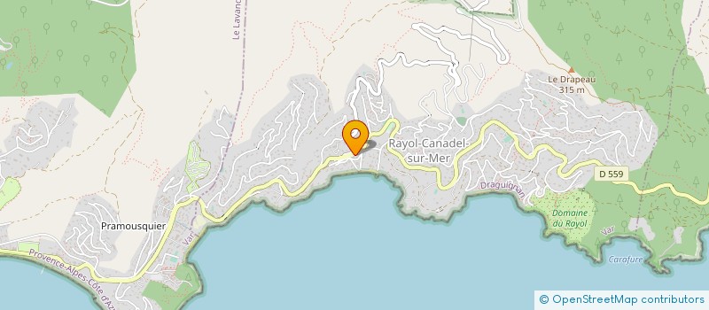 localisation de l'entreprise SARL CARLIER à RAYOL-CANADEL-SUR-MER