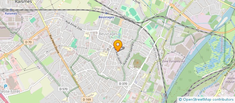 localisation de l'entreprise SARL CARLIER LUCIEN à BEUVRAGES