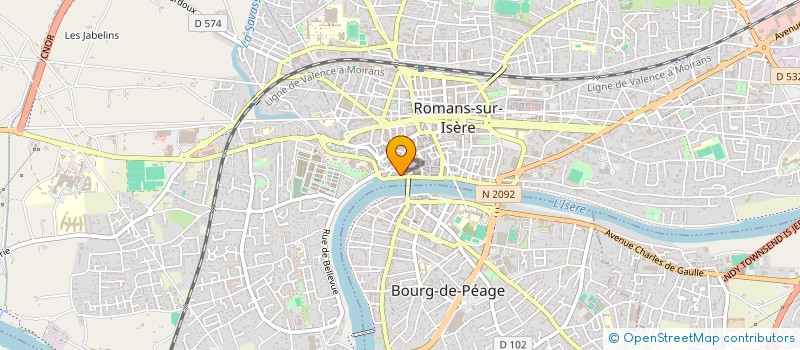 localisation de l'entreprise SARL CARLO NEVANO à ROMANS-SUR-ISERE