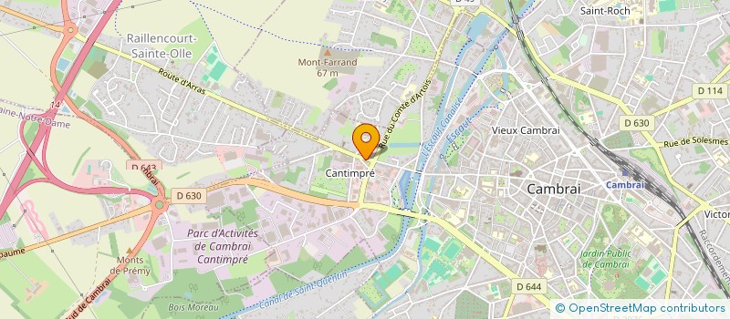 localisation de l'entreprise SARL CARLU à CAMBRAI