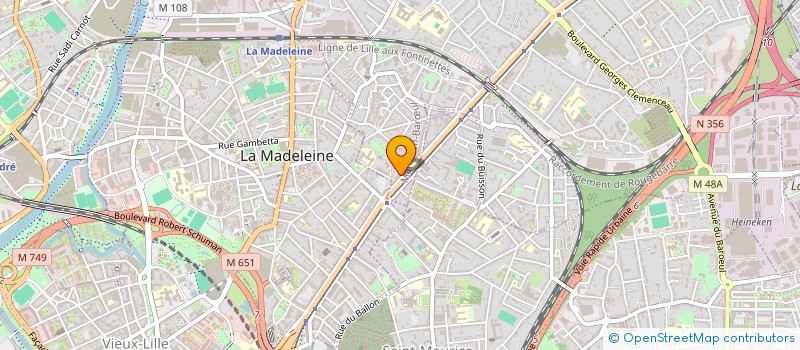 localisation de l'entreprise SARL CARMART à MARCQ-EN-BARŒUL