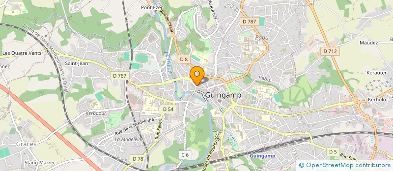 localisation de l'entreprise SARL CARMELITES à GUINGAMP