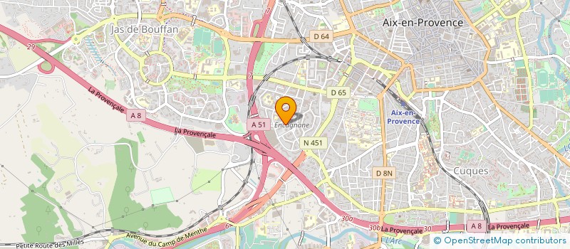 localisation de l'entreprise SARL CARMEP à AIX EN PROVENCE