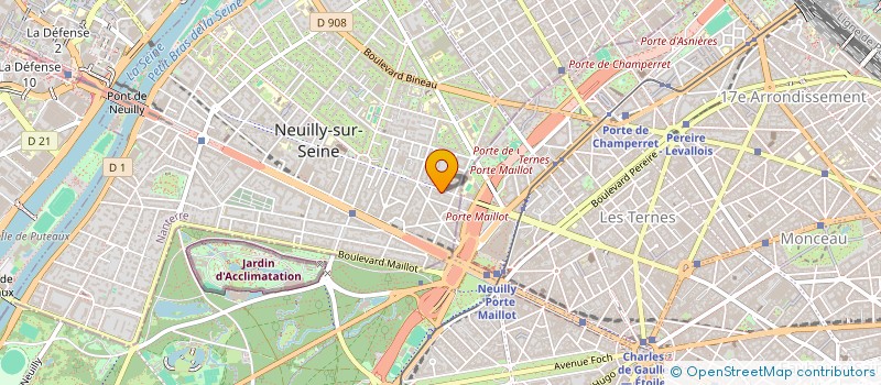 localisation de l'entreprise SARL CARNAVAL à NEUILLY-SUR-SEINE