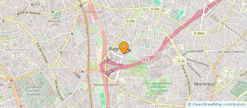 localisation de l'entreprise SARL CARNOT  PARIS