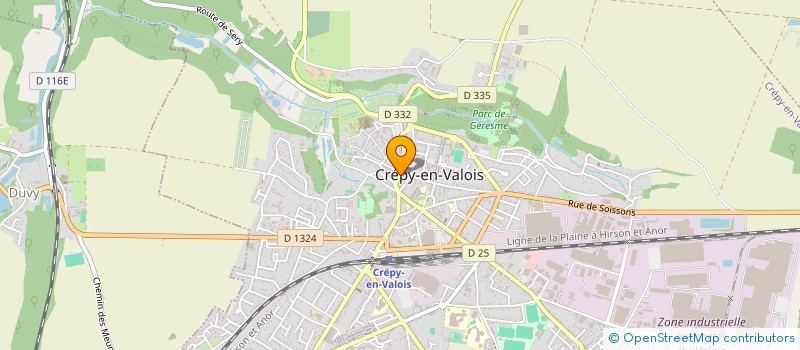 localisation de l'entreprise SARL CAROLINE DICKEL HERBAIN à CREPY-EN-VALOIS