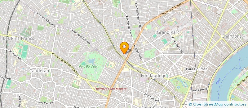 localisation de l'entreprise SARL CAROLINE GEFFROY  LE BOUSCAT