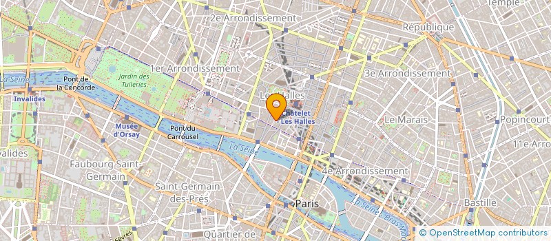 localisation de l'entreprise SARL CAROLINE PHELIPPES à PARIS