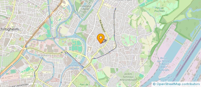 localisation de l'entreprise SARL CARON à STRASBOURG