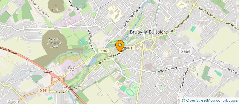 localisation de l'entreprise SARL CARON DANIEL à BRUAY-LA-BUISSIERE