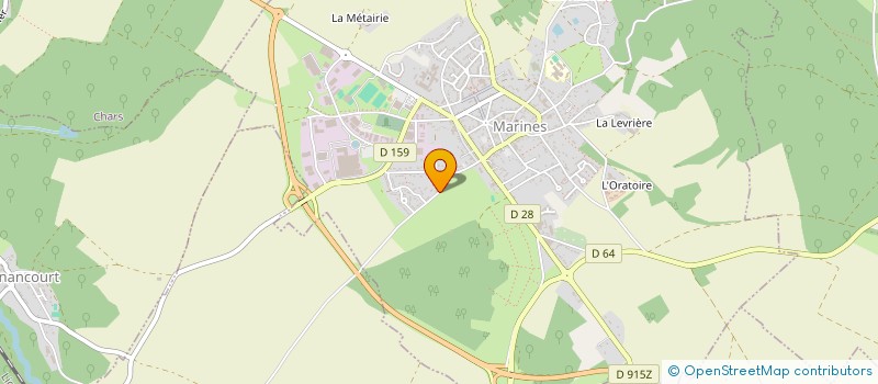 localisation de l'entreprise SARL CAROSSERIE DE MARINES à MARINES
