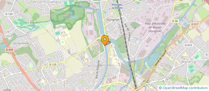 localisation de l'entreprise SARL CARPE DIEM  DOUAI