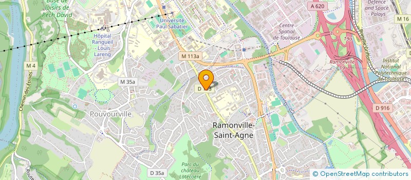 localisation de l'entreprise SARL CARPENTIER - BLANC à RAMONVILLE-SAINT-AGNE