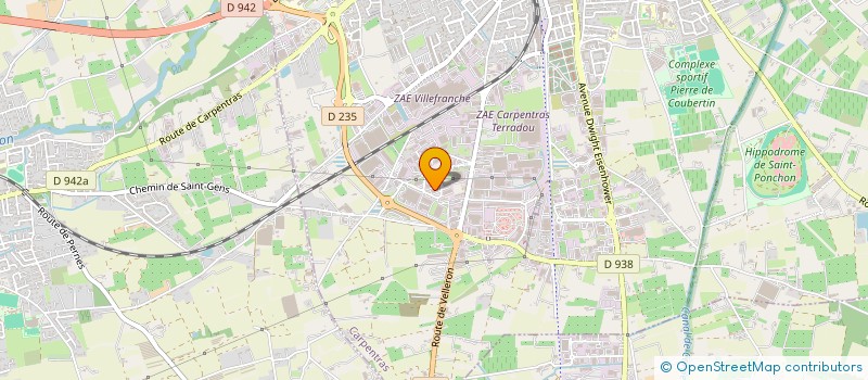 localisation de l'entreprise SARL CARPENTRAS AMBULANCES SERVICES  MONTEUX