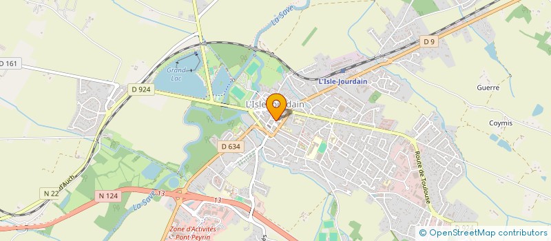 localisation de l'entreprise SARL CARPONCIN à L'ISLE-JOURDAIN