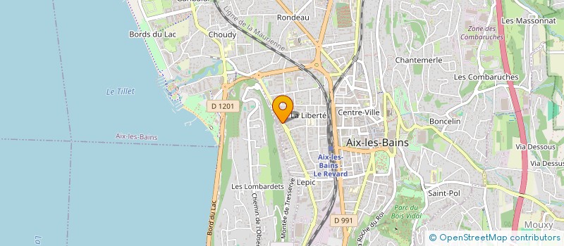 localisation de l'entreprise SARL CARRAZ à AIX-LES-BAINS