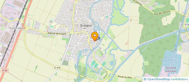 localisation de l'entreprise SARL CARRC  ERSTEIN