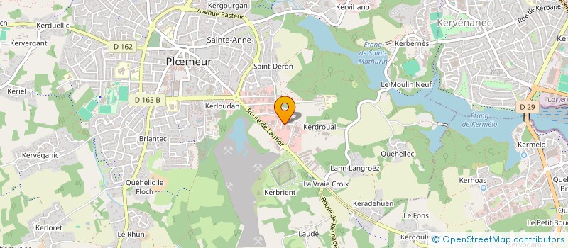 localisation de l'entreprise SARL CARRE & SOL à PLOEMEUR