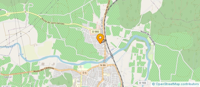 localisation de l'entreprise SARL CARREAUX D'ART  BAGNOLS SUR CEZE