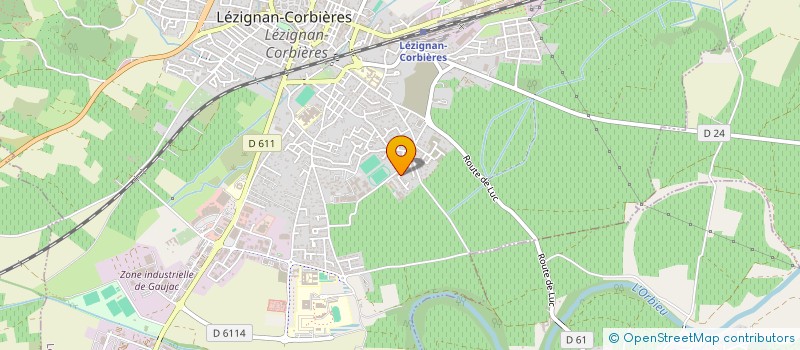 localisation de l'entreprise SARL CARRELAGE SEPTIMANIEN  LEZIGNAN-CORBIERES