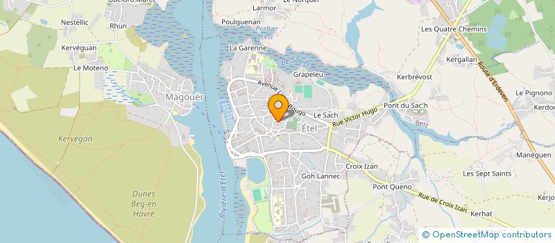 localisation de l'entreprise SARL CARRELAGES ETELLOIS  ETEL