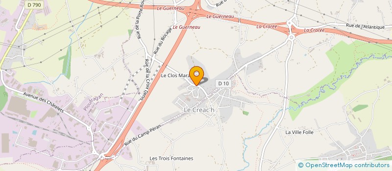 localisation de l'entreprise SARL CARRELEUR ROMAIN PERROIS à TREGUEUX