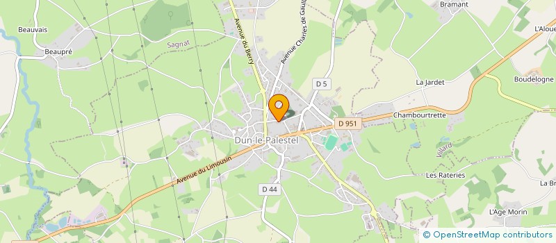 localisation de l'entreprise SARL CARREMENT SPORT à DUN-LE-PALESTEL