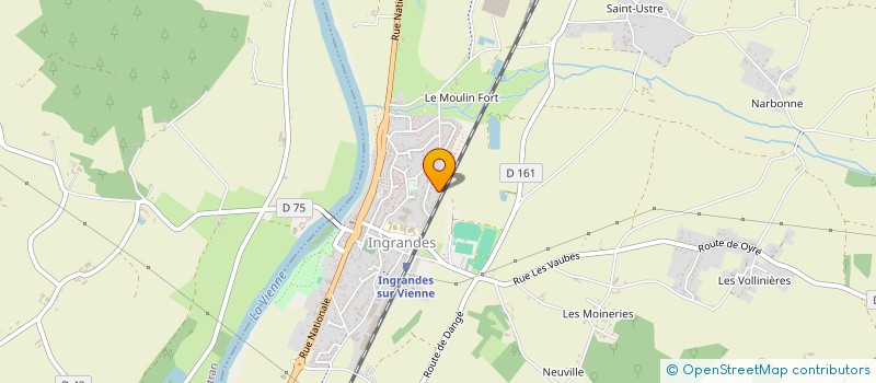 localisation de l'entreprise SARL CARRERA PASSION 86  INGRANDES