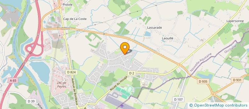 localisation de l'entreprise SARL CARRERE  AIRE-SUR-L'ADOUR