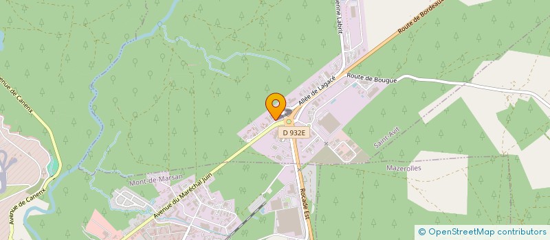 localisation de l'entreprise SARL CARRIER  SAINT-AVIT