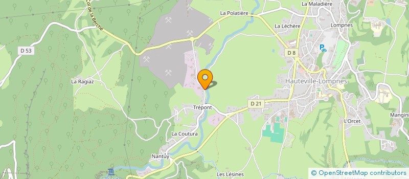 localisation de l'entreprise SARL CARRIER DENIS  BRENOD