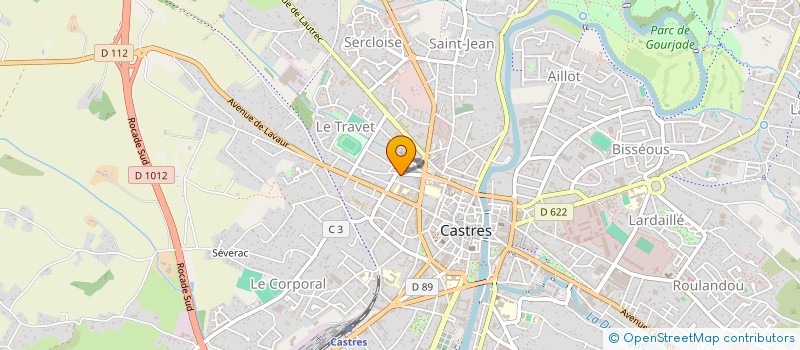 localisation de l'entreprise SARL CARRIERE ET FILS à CASTRES