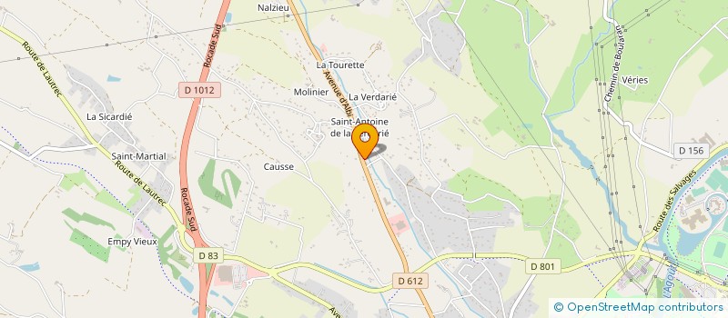 localisation de l'entreprise SARL CARRIERE ET FILS à CASTRES