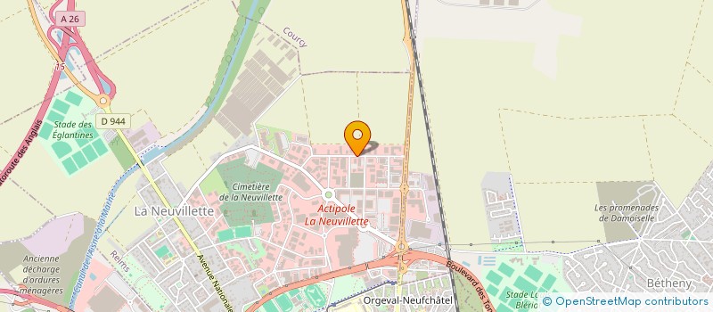 localisation de l'entreprise SARL CARROSSERIE DE L'ACTIPOLE à REIMS