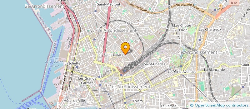 localisation de l'entreprise SARL CARROSSERIE DS à MARSEILLE