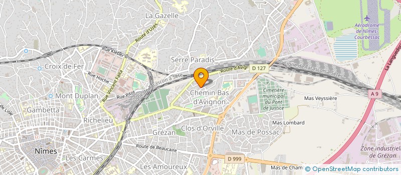 localisation de l'entreprise SARL CARROSSERIE DU JURA à NIMES