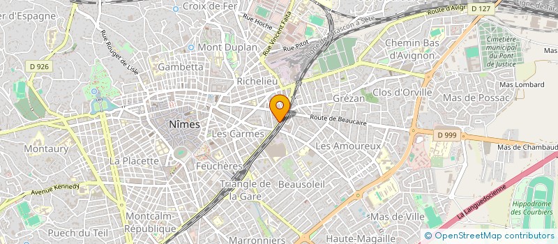 localisation de l'entreprise SARL CARROSSERIE DU TALABOT à NIMES