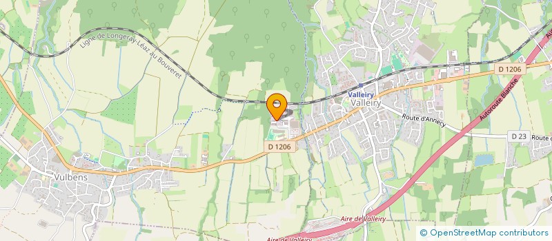 localisation de l'entreprise SARL CARROSSERIE-GARAGE LAVANDEIRA  VULBENS