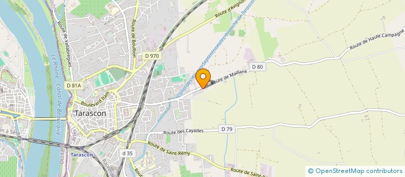 localisation de l'entreprise SARL CARROSSERIE NOUVELLE II à TARASCON