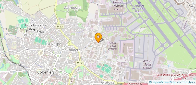 localisation de l'entreprise SARL CARROSSERIE PASA à COLOMIERS