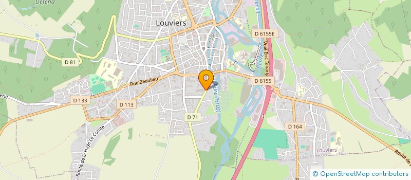 localisation de l'entreprise SARL CARROSSERIE SALENGRO à LOUVIERS