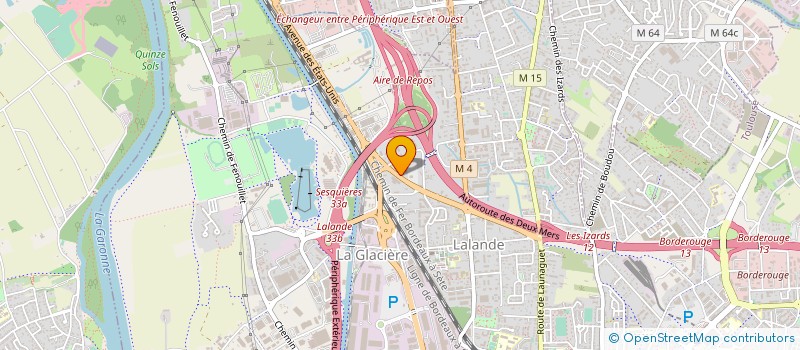 localisation de l'entreprise SARL CARROSSERIE SECONDAT à TOULOUSE