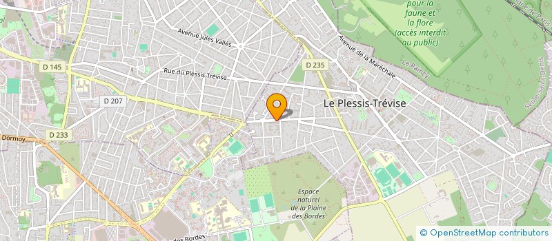 localisation de l'entreprise SARL CARROSSERIE TREVISE à LE PLESSIS-TREVISE
