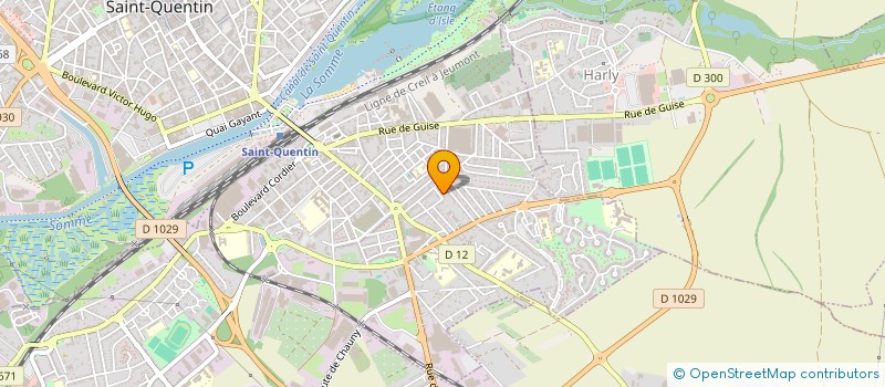 localisation de l'entreprise SARL CARROSSERIE VERLAINE à SAINT-QUENTIN