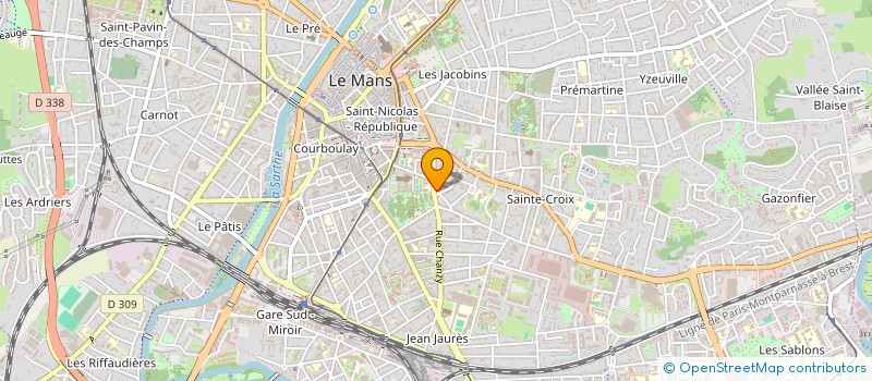 localisation de l'entreprise SARL CARTE BLANCHE  LE MANS