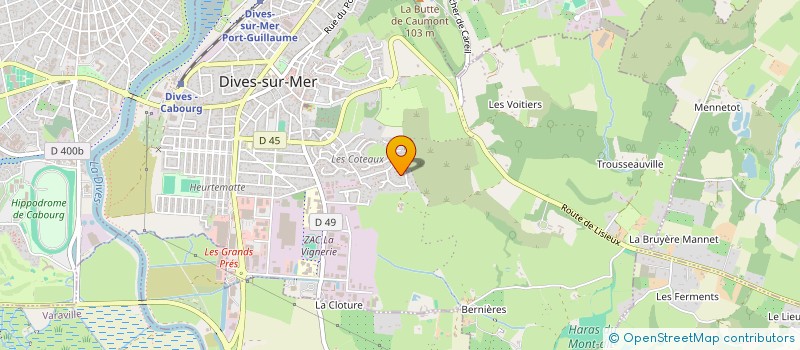 localisation de l'entreprise SARL CARTRY  PERIERS-EN-AUGE