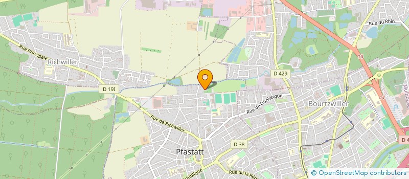 localisation de l'entreprise SARL CARUSO & FILS  PFASTATT