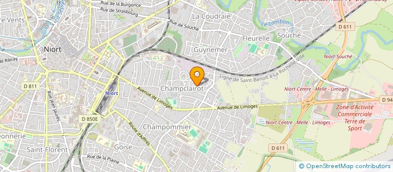 localisation de l'entreprise SARL CARVALHO à NIORT