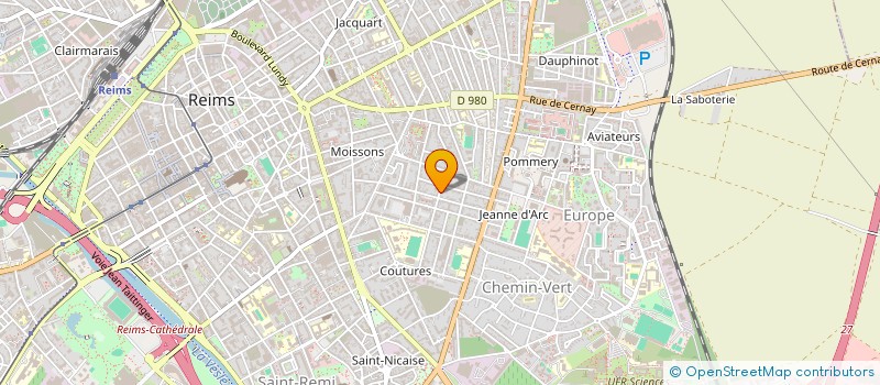 localisation de l'entreprise SARL CARVILLE  REIMS