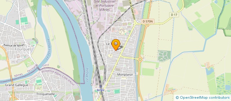 localisation de l'entreprise SARL CASA à ARLES